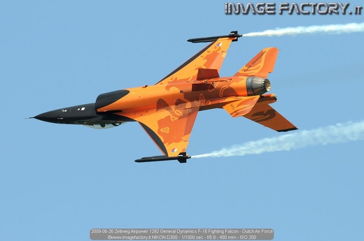 2009-06-26 Zeltweg Airpower 1292 General Dynamics F-16 Fighting Falcon - Dutch Air Force